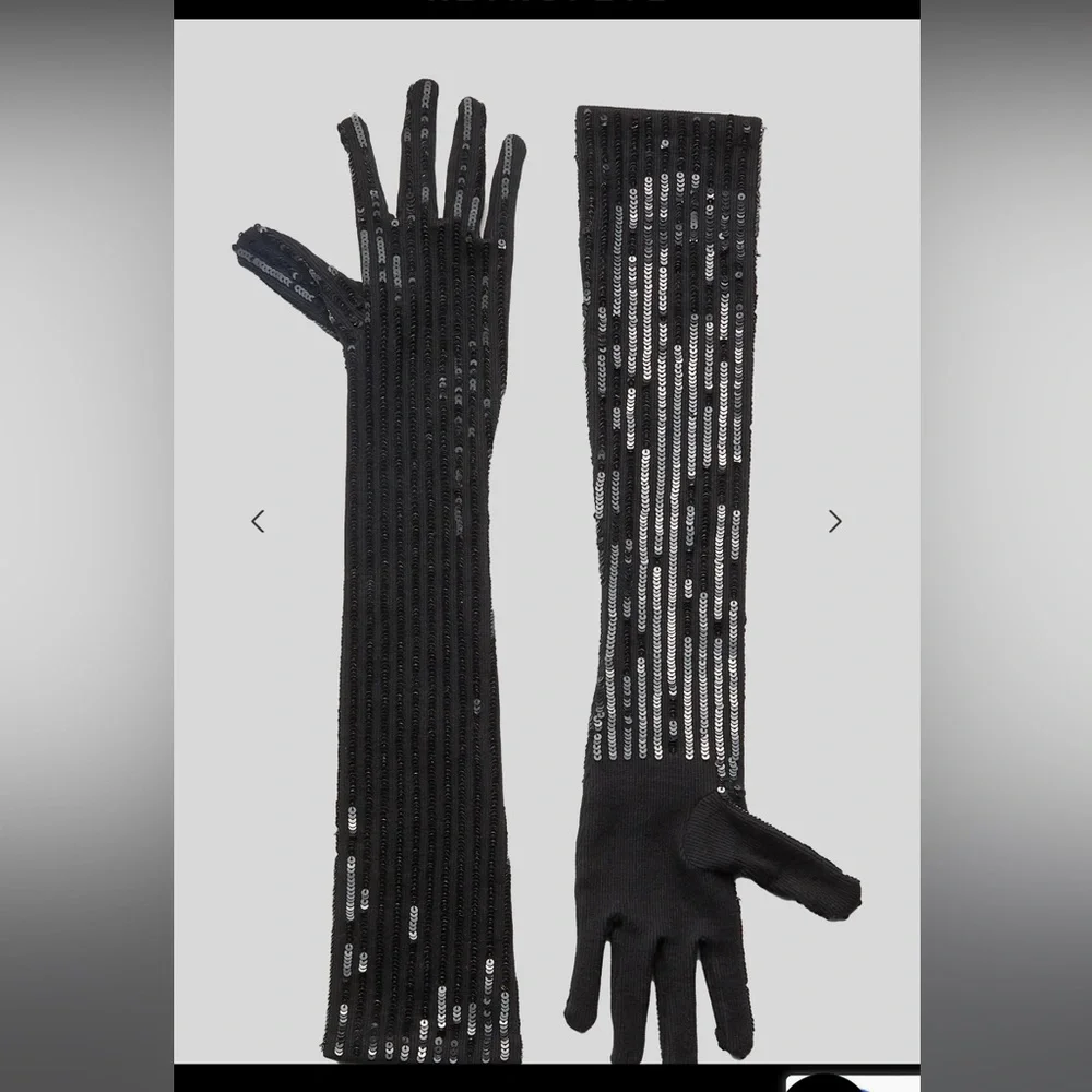 NWT Retrofete PLAZA SEQUIN KNIT GLOVES